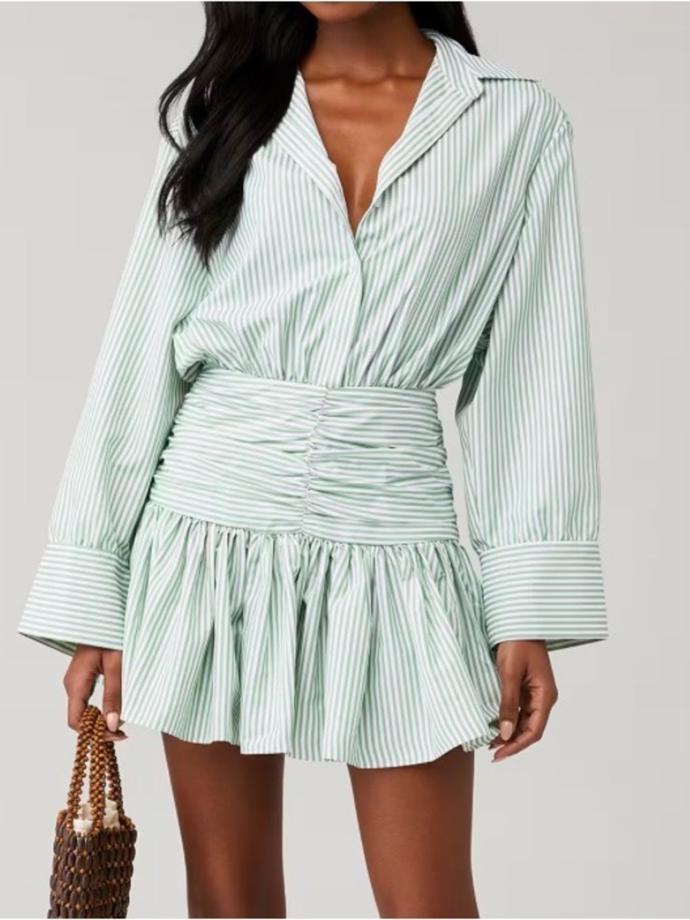 Ronny Kobo Striped Dress